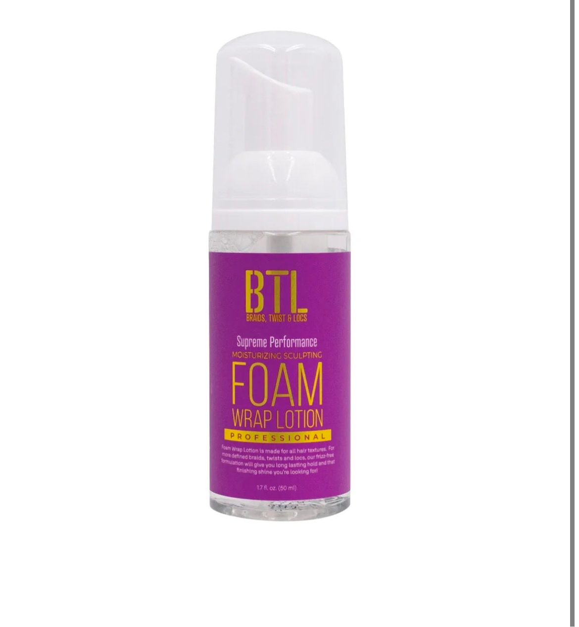 BTL FOAM WRAP LOTION 1.7OZ IN SUPREME AND EXTREME HOLD(PC)