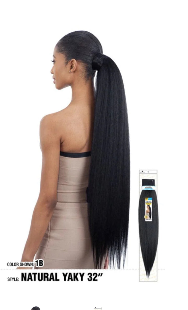 ORGANIQUE-Ponytail Pro Straight 32in 1B