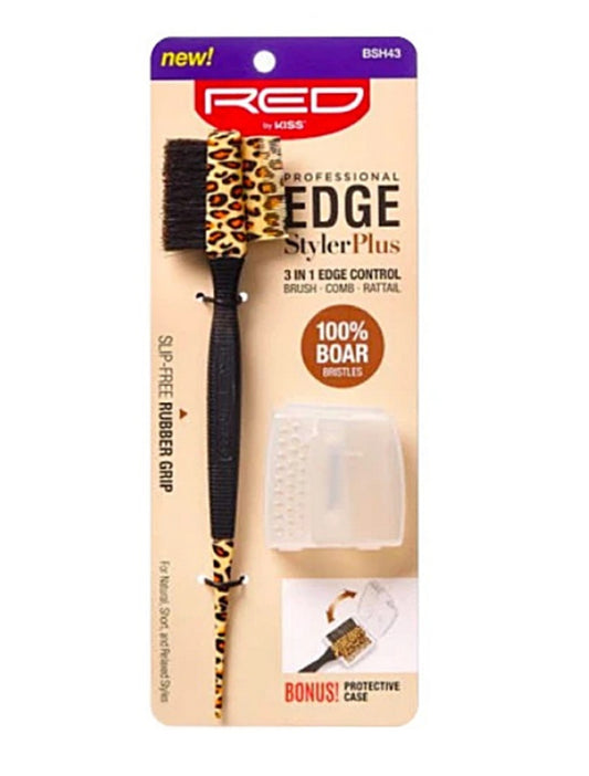 RED by Kiss Edge Brush 3in1-WIDE w/ cover