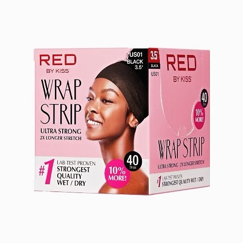 RED-Black Wrapping Strips 40ct