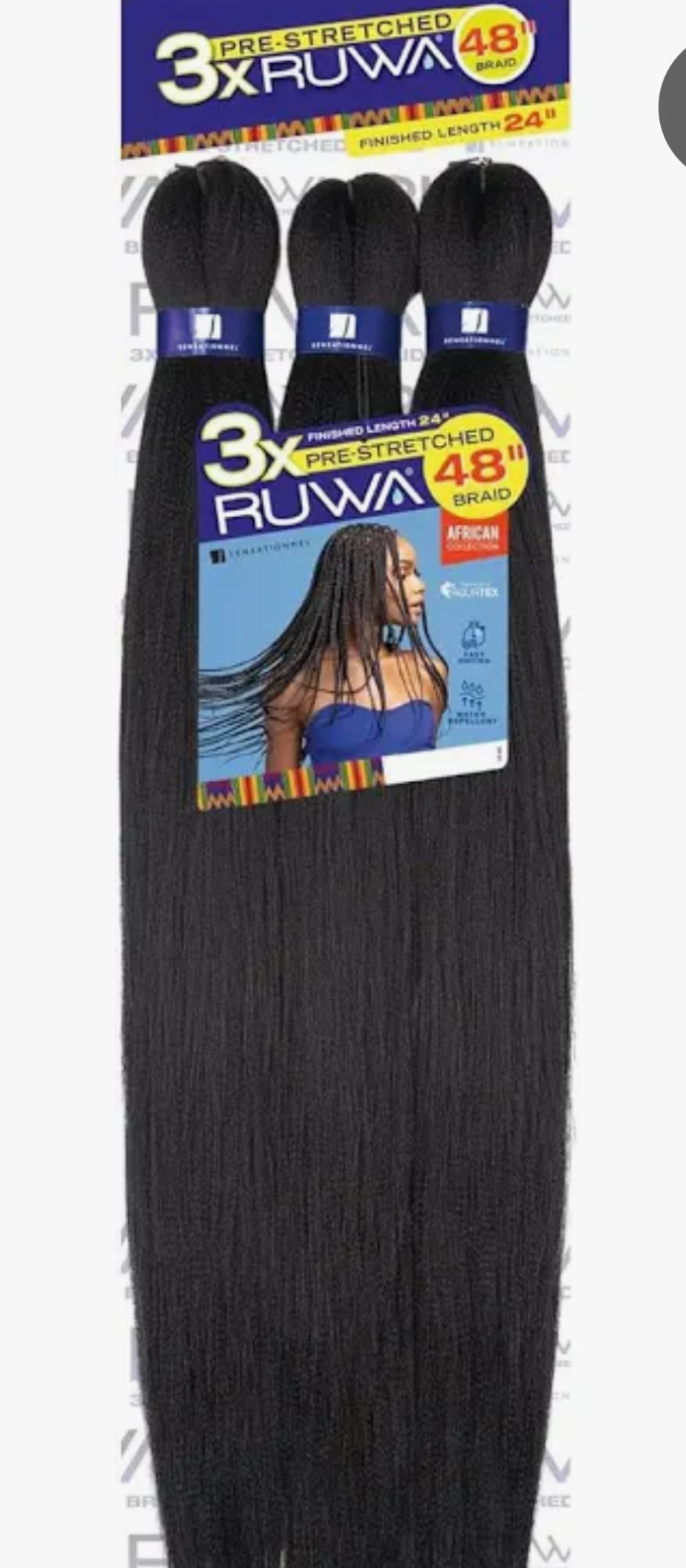 RUWA Synthetic Hair bundles 48in