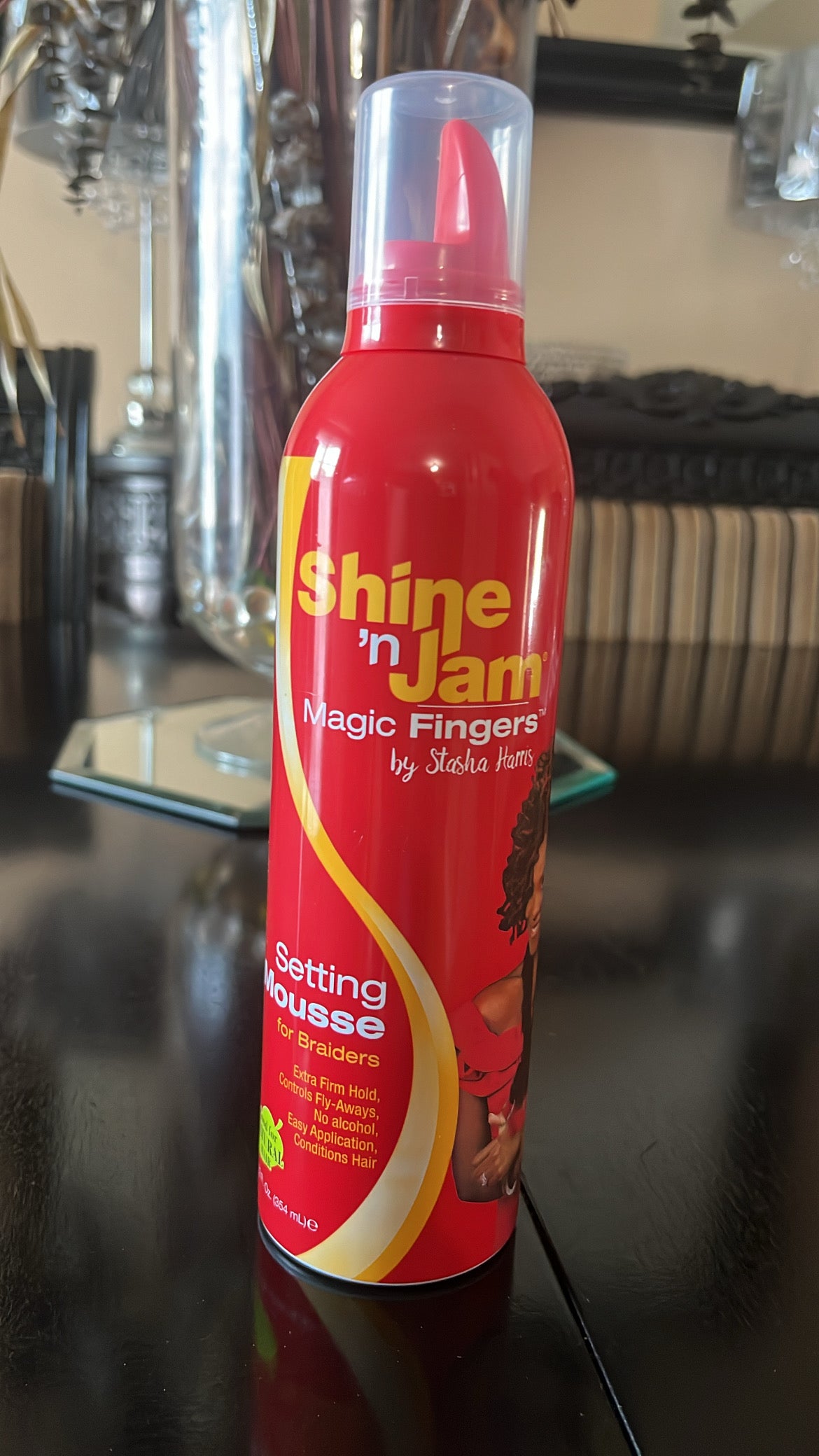 Shine n Jam Magic Fingers hair mousse 12oz