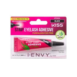 Kiss Strip Eyelash Adhesive w/Aloe- Black