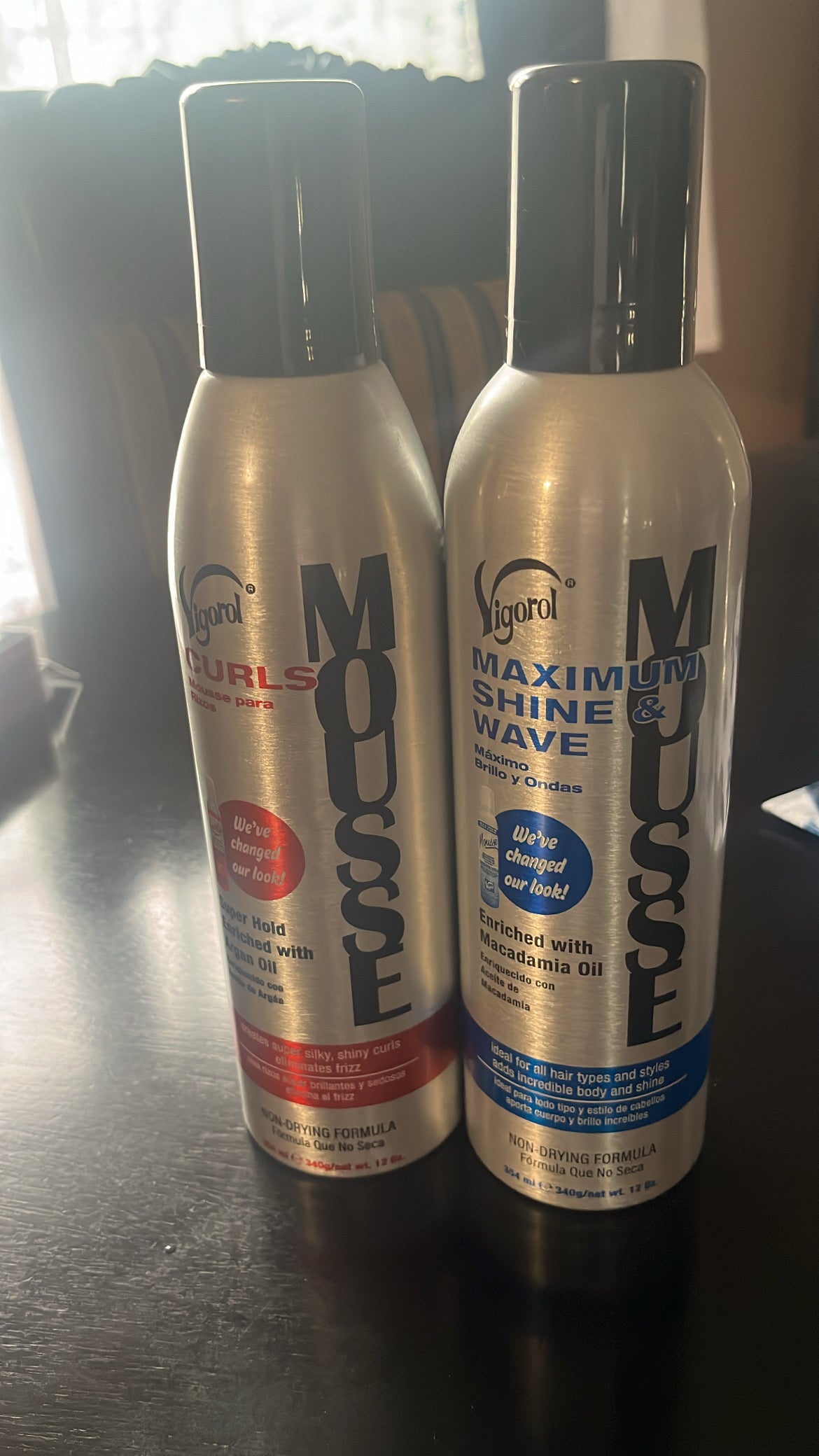 Vigorol Mousse Curl Super Hold w/ Argon oil -12oz